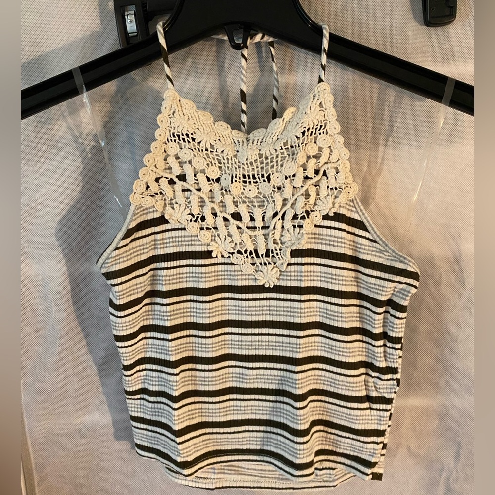 High neck Summer Crop Top